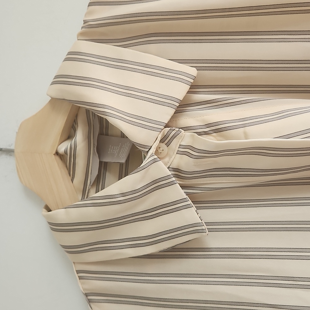 NWT H&M Striped Long Sleeve Shirt Dress, Size M - Picture 11 of 13